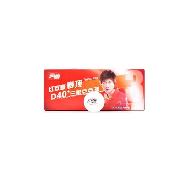 DHS D40+ 3*** ITTF - pack de 10 balles