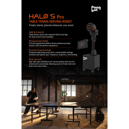 PONGBOT Halo S Pro