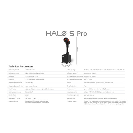 PONGBOT Halo S Pro