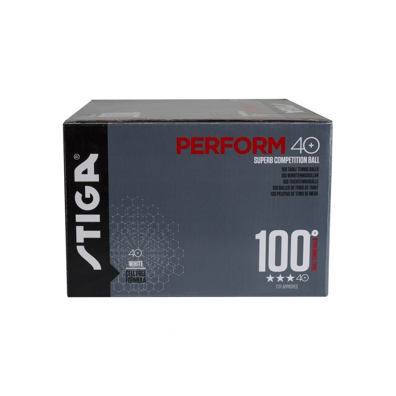 Stiga Perform ABS *** 40+ pack de 100-blanc