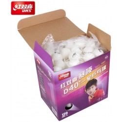 DHS D40+ 1* 120 BALLS (SEAM)- Blanc